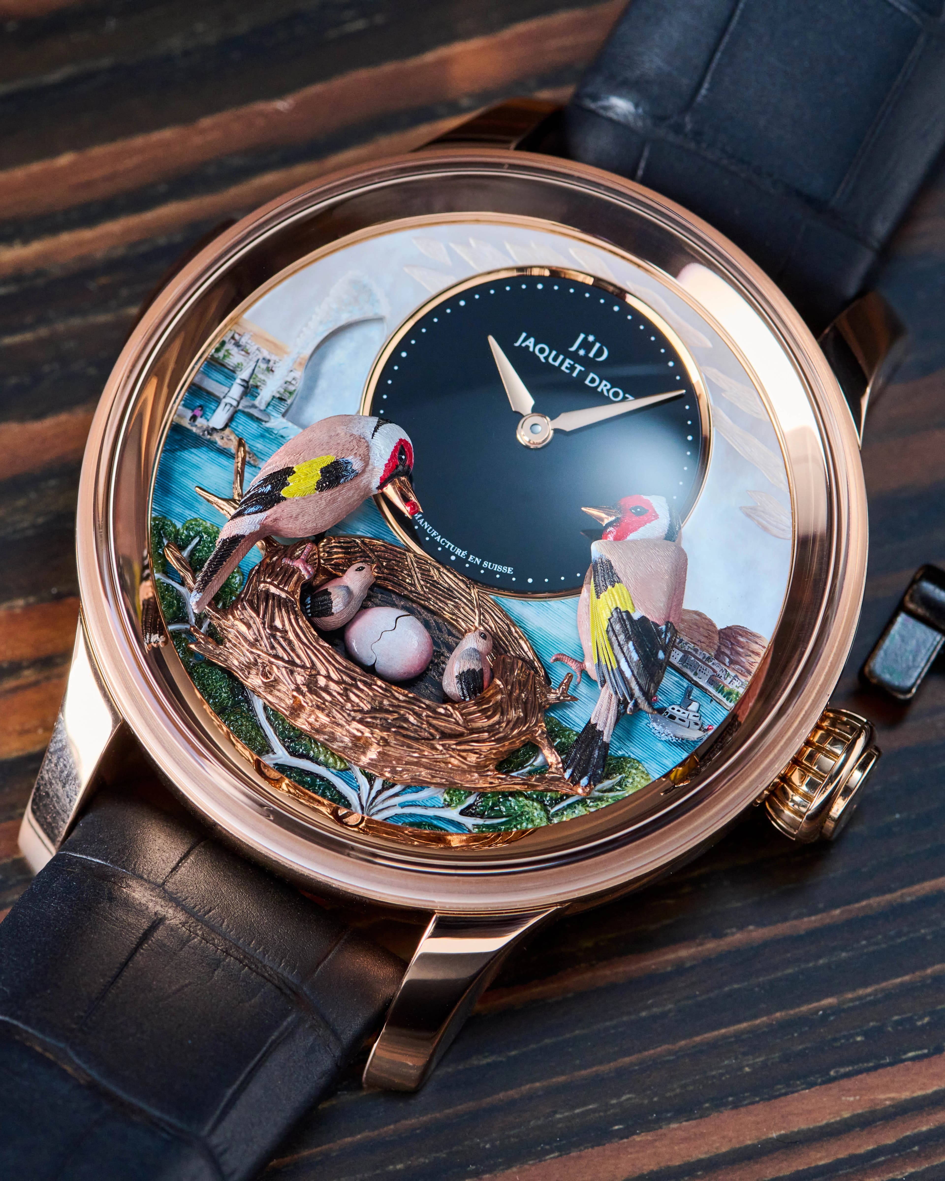 Featured image for Jaquet Droz "The Bird Repeater" 18K RG Review