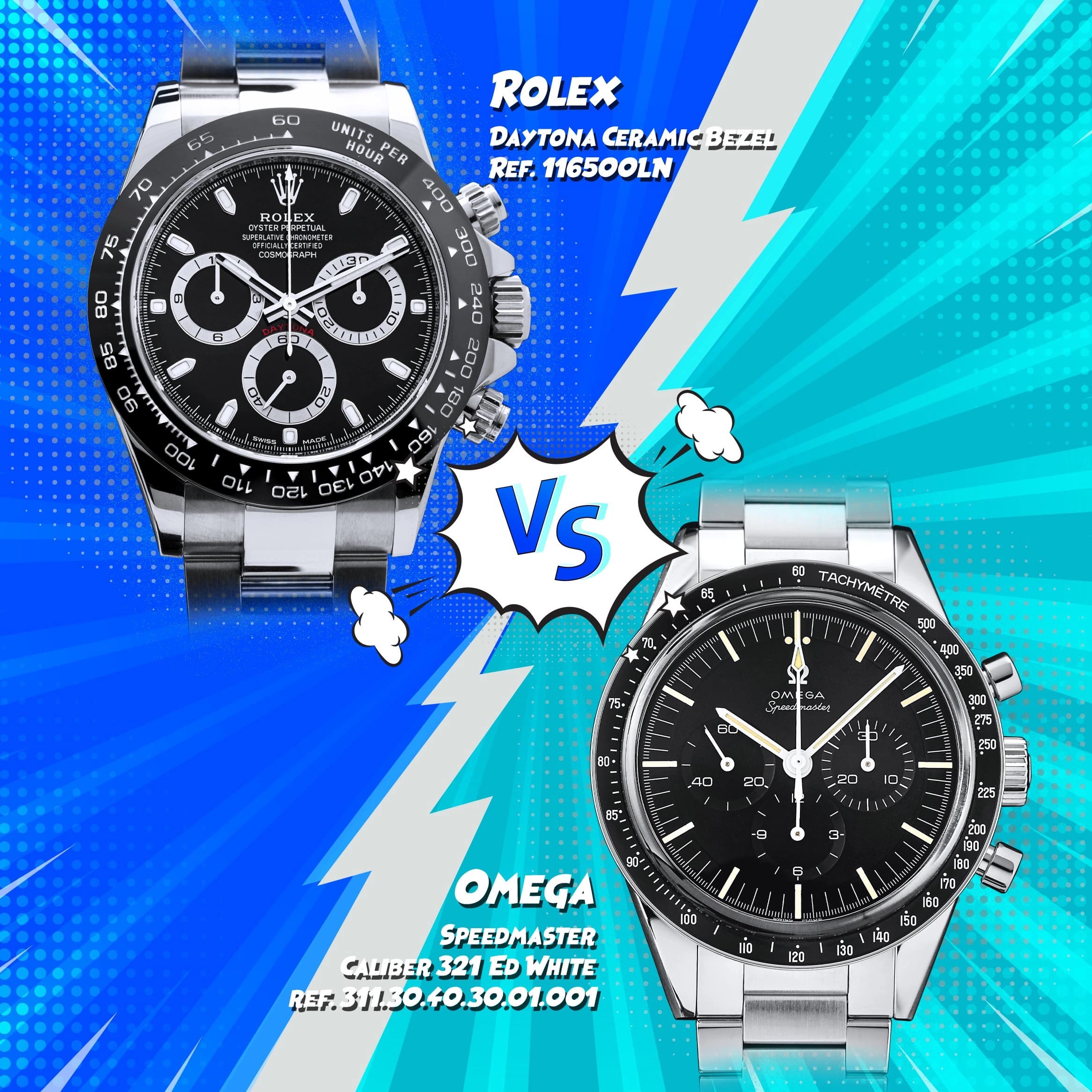 Chrono Clash: Rolex Daytona vs. Omega Speedmaster “Ed White”