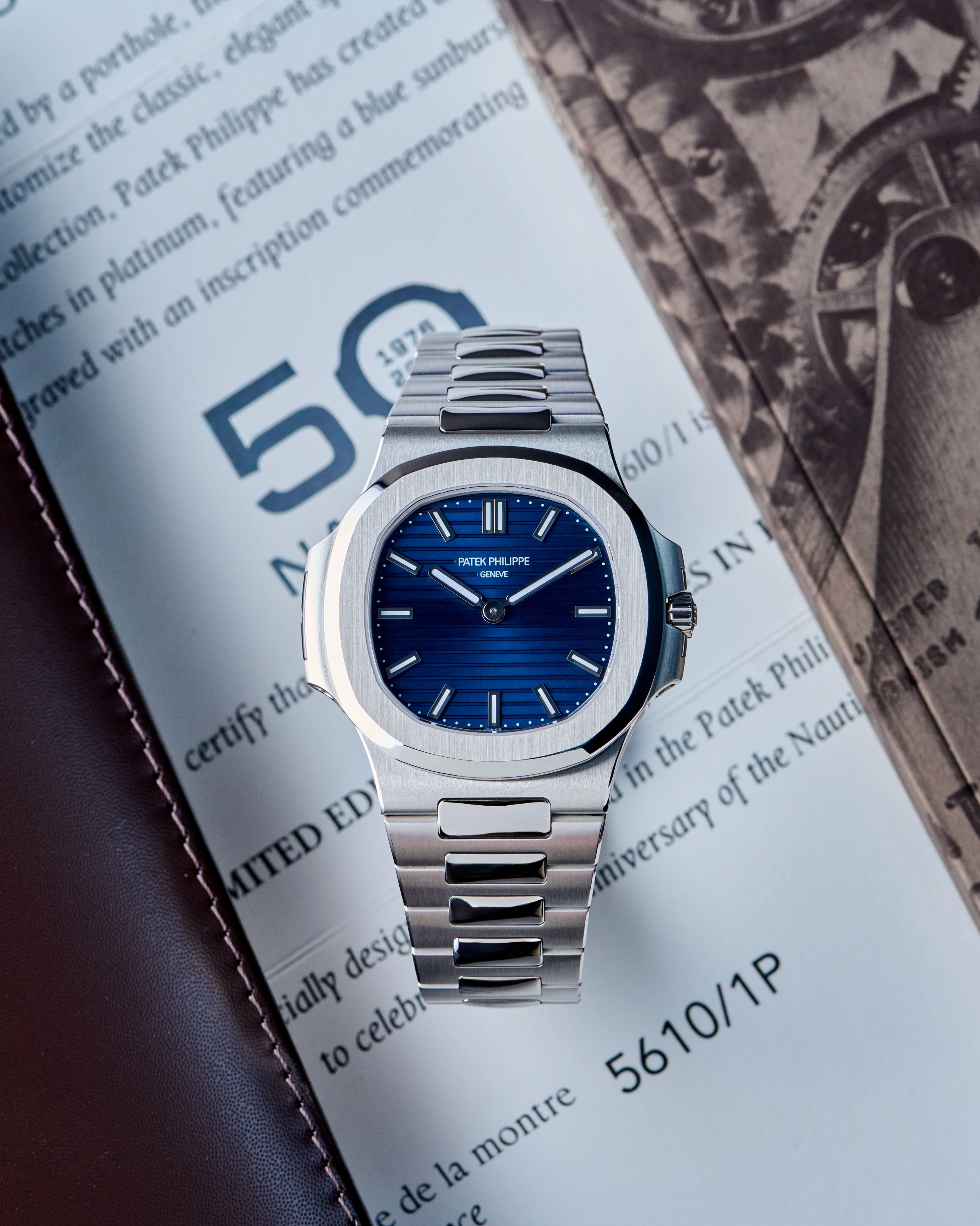 Featured image for Patek Philippe Nautilus 50th Anniversary ref. 5610/1P-001 Review