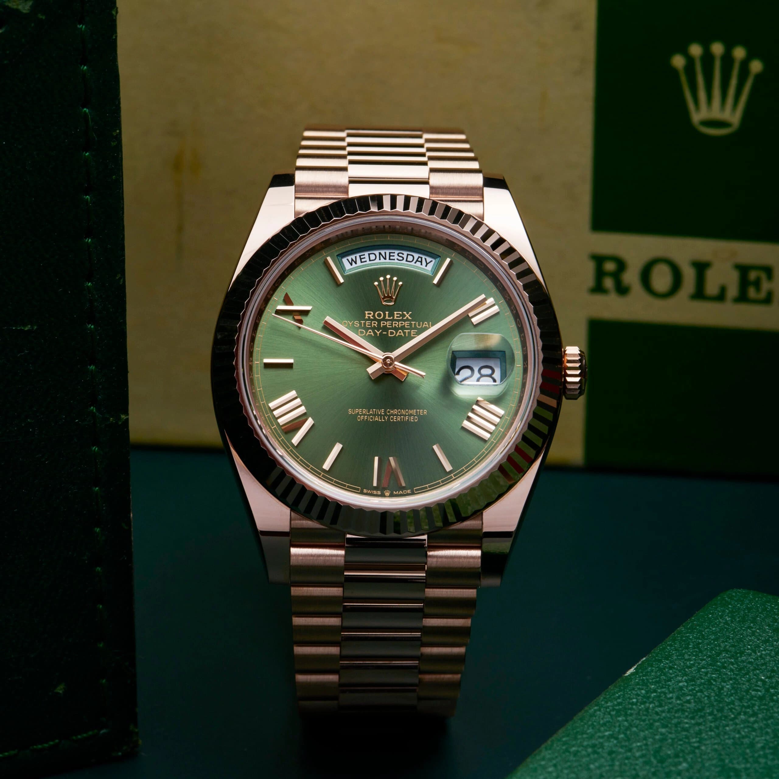 Modern Yet Classic: The Rolex Day-Date in Everose Gold Ref. 228235-0025