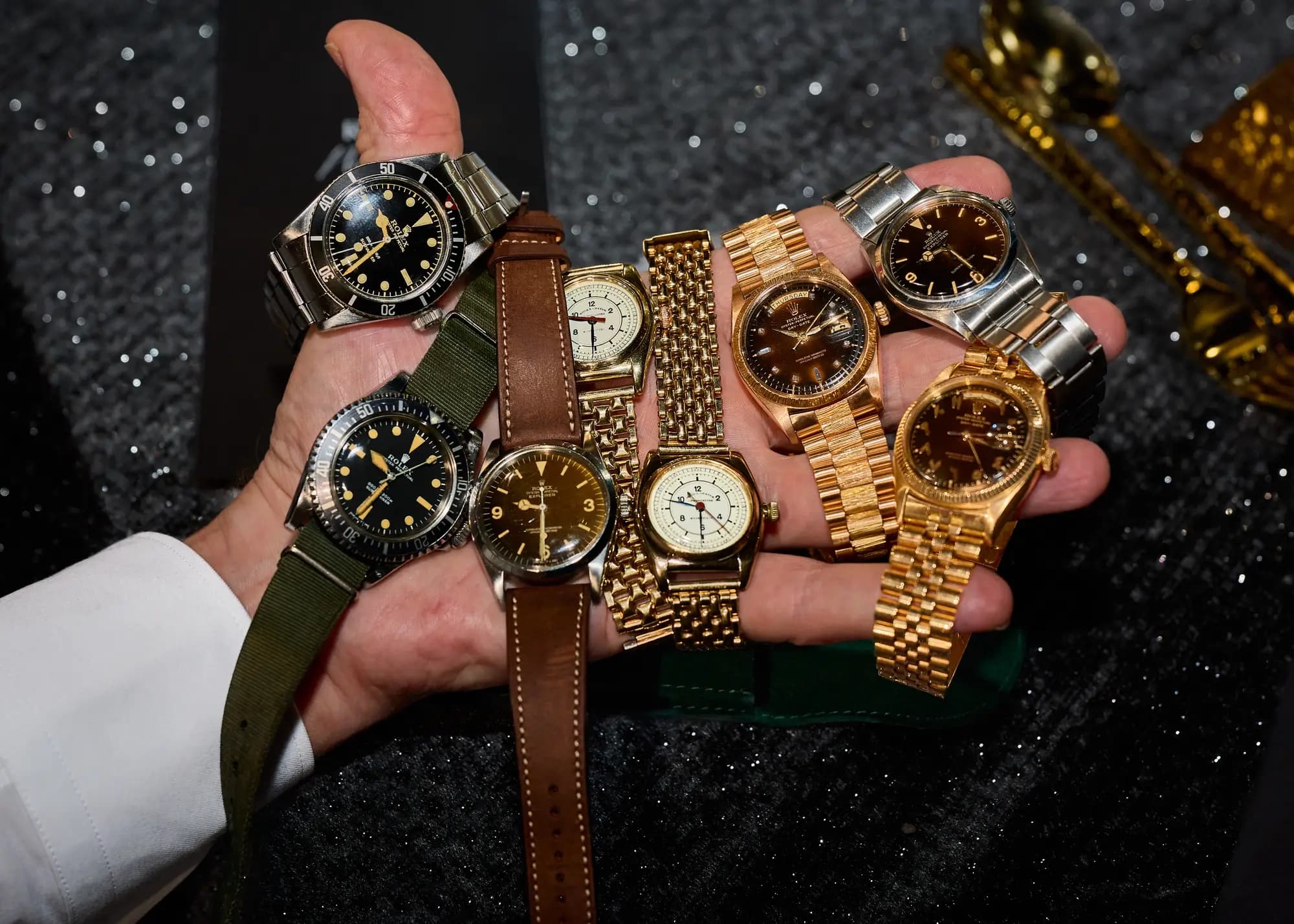 Cover image for Photos show the unique watch collections at Rolliefest, an invite-only gathering of watch enthusiasts on Business Insider
