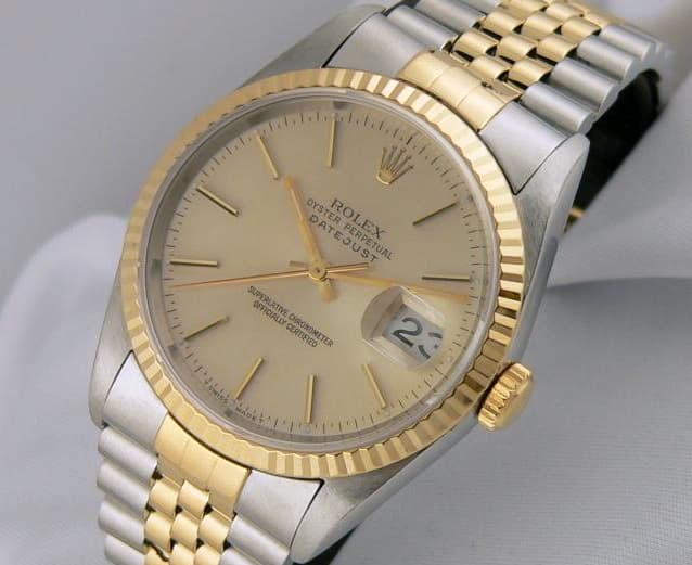 Rolex Datejust 2T Champagne Dial
Jubilee