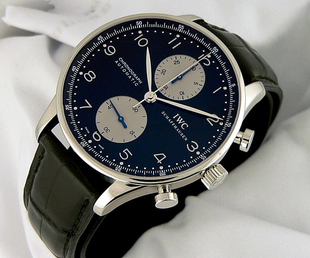 IWC Portugieser Black Dial
grey subdials