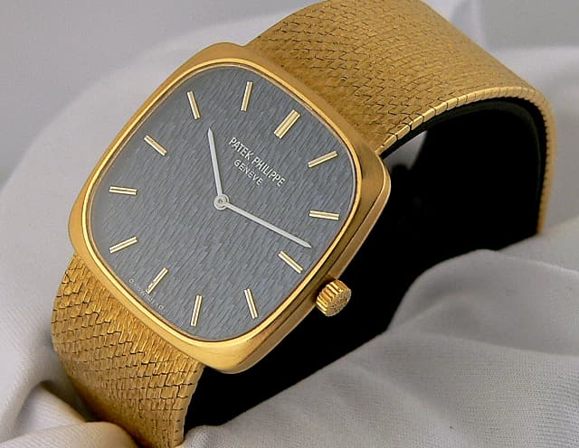 Patek Philippe Ellipse YG/YG Blue