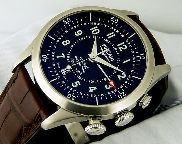 Vulcain Cricket Aviator Elapse Time