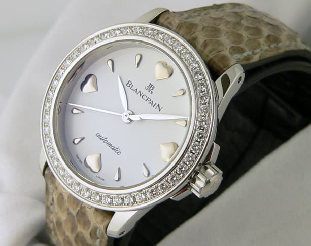 Blancpain 2102 SS/Strap
Diamond Bezel
Heart
