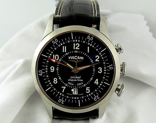 Vulcain Cricket Aviator Elapse Time