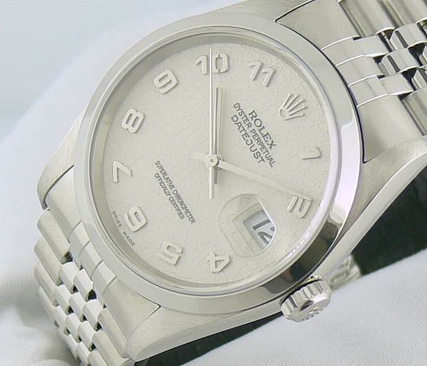 Rolex Datejust White Jubilee Bracelet