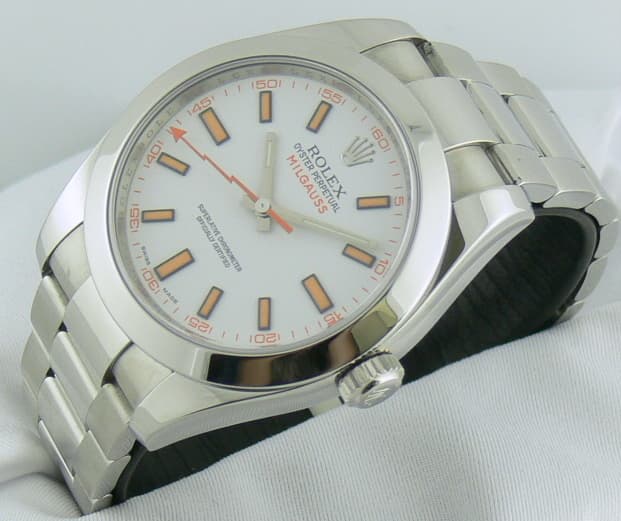Rolex Milgauss
SS/SS
White