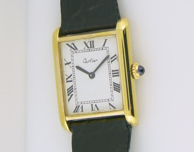 Cartier Tank Louis Plated Manual