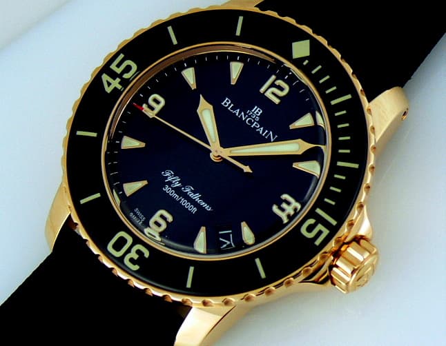 Blancpain Fifty Fathoms 18K Rose