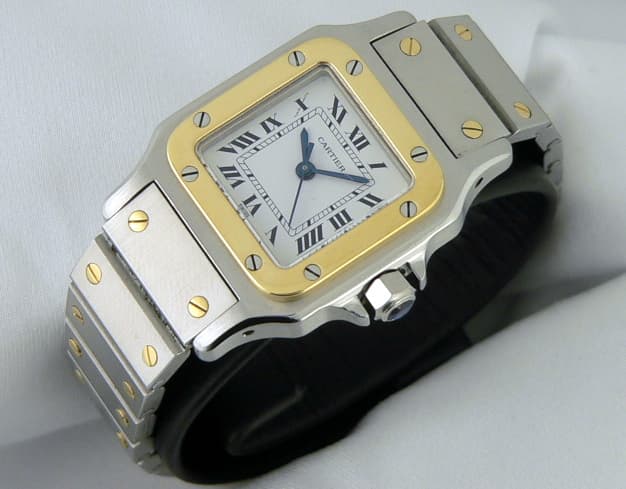 Cartier Santos Ladies Automatic 2t 18K/SS