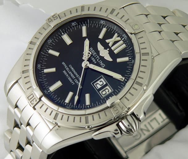 Breitling Cockpit SS/SS COSC
Black Dial