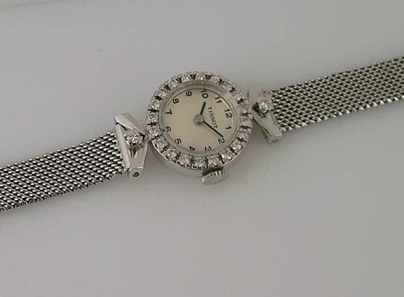 Tissot 14K White Gold Manual