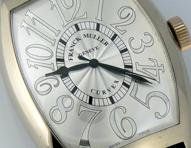 Franck Muller 8880 Curvex WG Silver Dial