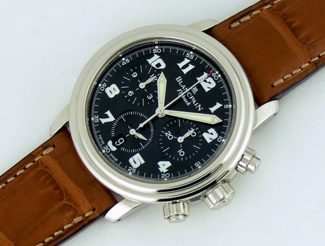 Blancpain Flyback Black Dial Strap