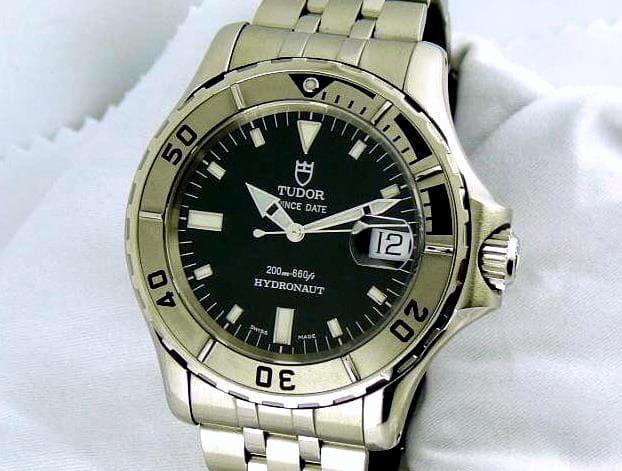 Rolex Tudor Prince Date Hydronaut SS Black Dial