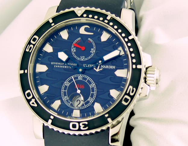 Ulysse Nardin Marine Blue Surf Limited Edition Rubber Strap