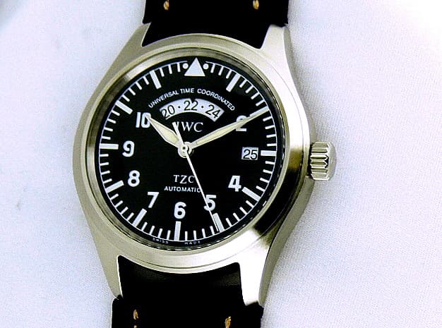 IWC UTC Black Dial Strap