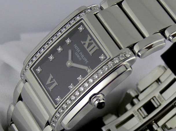Patek Philippe 4910 Twenty-4 SS/SS Black