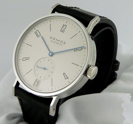 Nomos Tangomat Date White Dial Steel