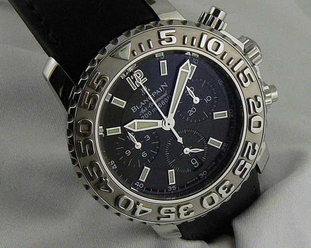 Blancpain Air Command Black
Rubber Strap