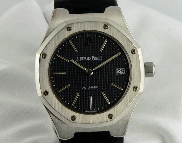 Audemars Piguet Royal Oak Black SS/Strap