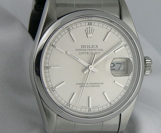 Rolex Datejust Silver Dial