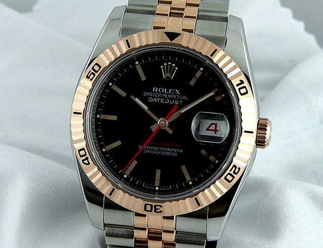Rolex Datejust Turn-O-Graph
Black Dial
