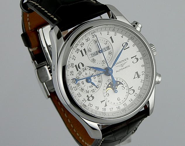 Longines Master Complications Chronograph SS/Strap