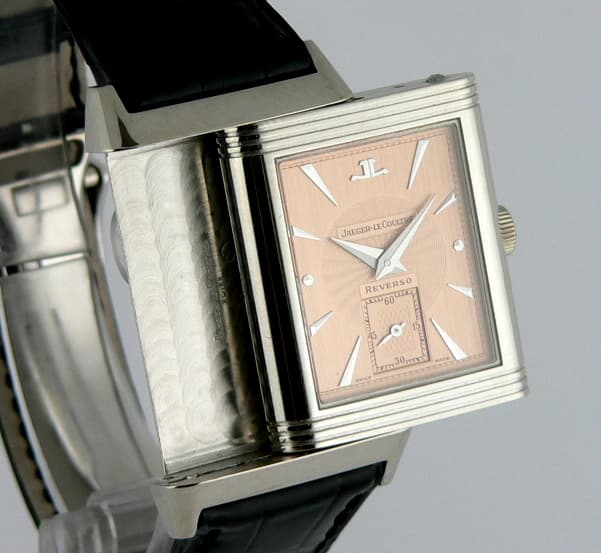 Jaeger LeCoultre Art Deco Reverso WG Salmon Dial