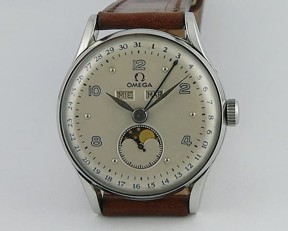 Omega Cosmic Triple date Steel Moon
Spanish Calendar