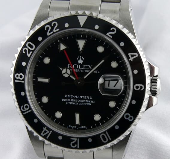 Rolex GMT Master II SS/SS
Black P Series (2000)