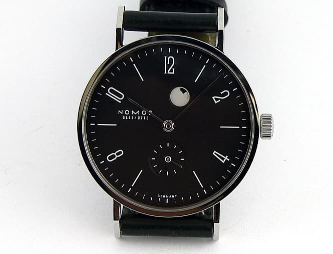 Nomos Tangente Steel w/ power reserve, Anthracite dial