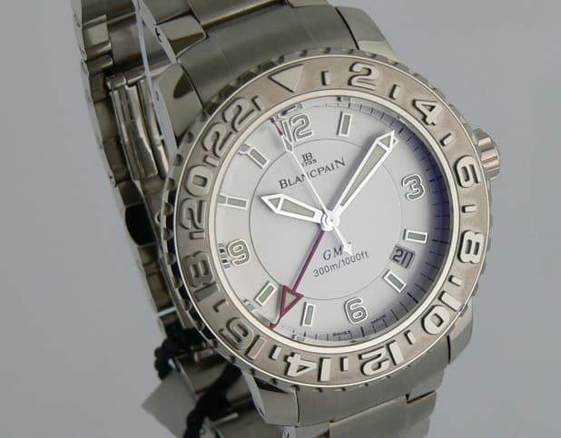 Blancpain Fifty Fathoms GMT WG/WG White