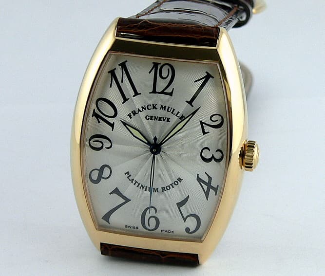 Franck Muller Cintr�e Curvex, Yellow Gold