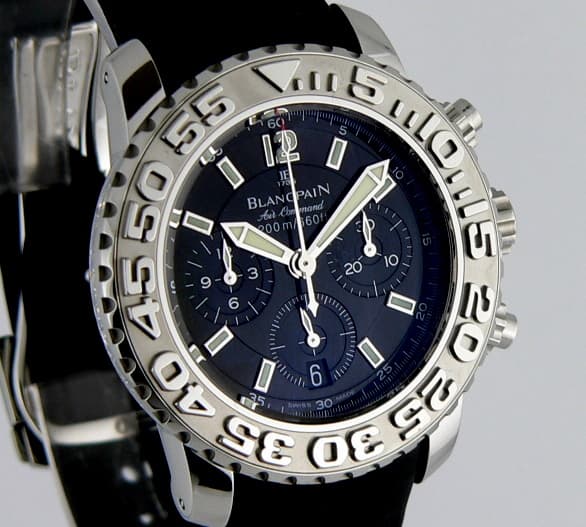 Blancpain Air Command Black
Rubber Strap