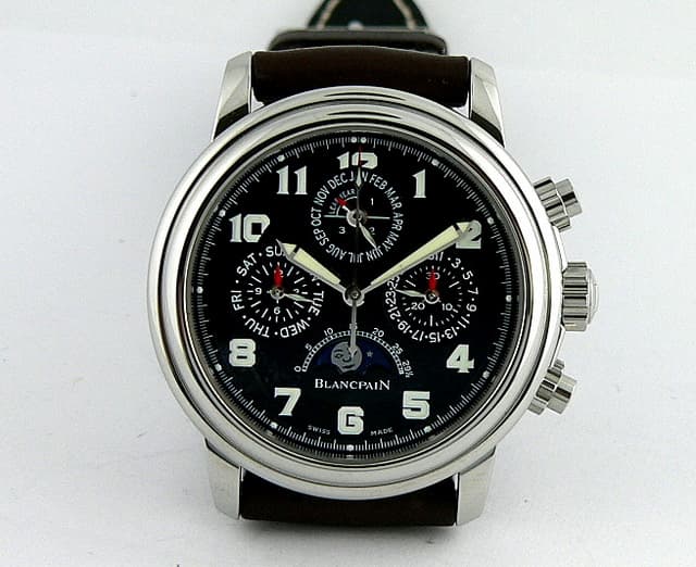Blancpain 2585 Leman Perpetual Calendar, Chronograph Steel