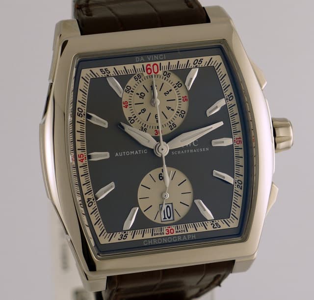 IWC Da Vinci Chronograph Flyback, 18k White Gold