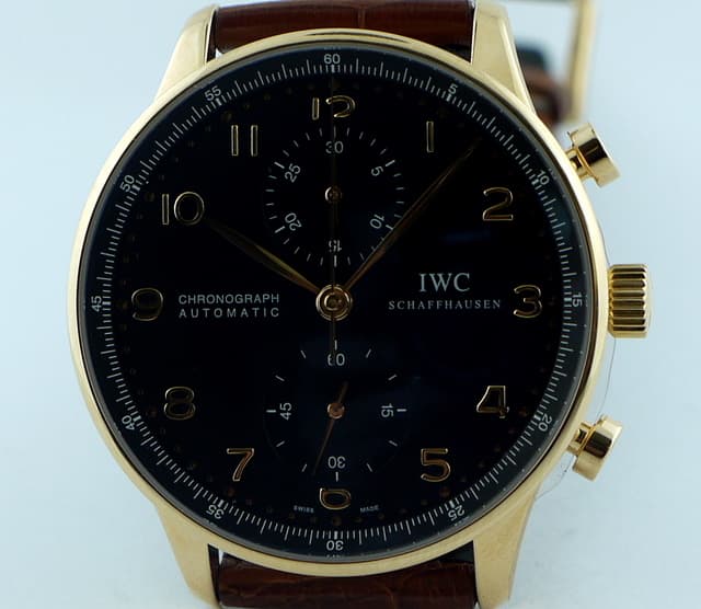 IWC Portugieser Chrono Rose Black Dial