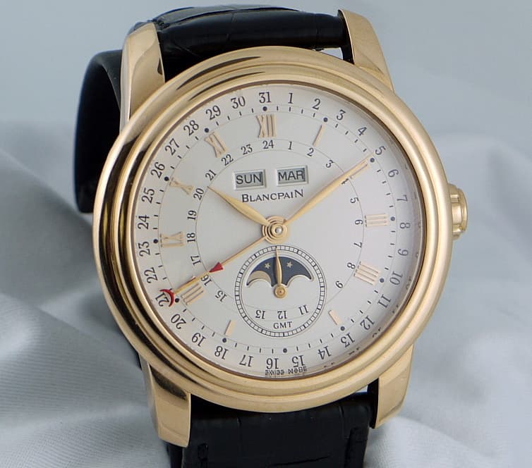Blancpain Le Brassus 3 Date/Moon GMT Rose