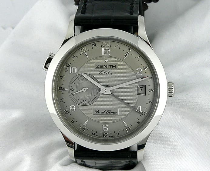 Zenith Elite Dual Time
Gray Dial