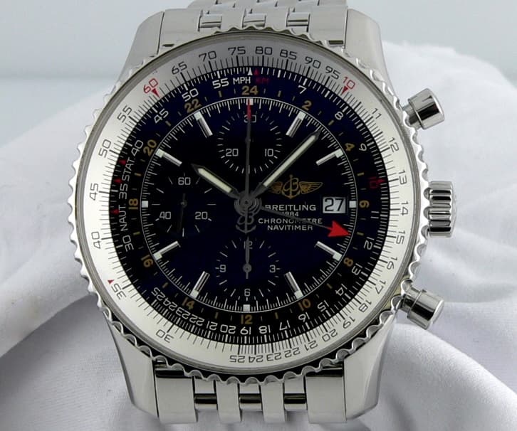 Breitling Navitimer World Black Dial SS/SS