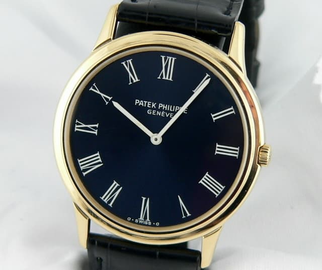 Patek Philippe YG Blue Dial Auto