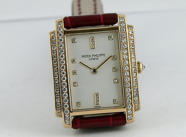 Patek Philippe 4825J Diamond Bezel Gondolo Qtz