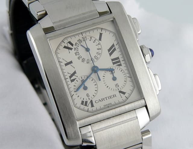 Cartier Tank Francaise Chrono Quartz SS/SS