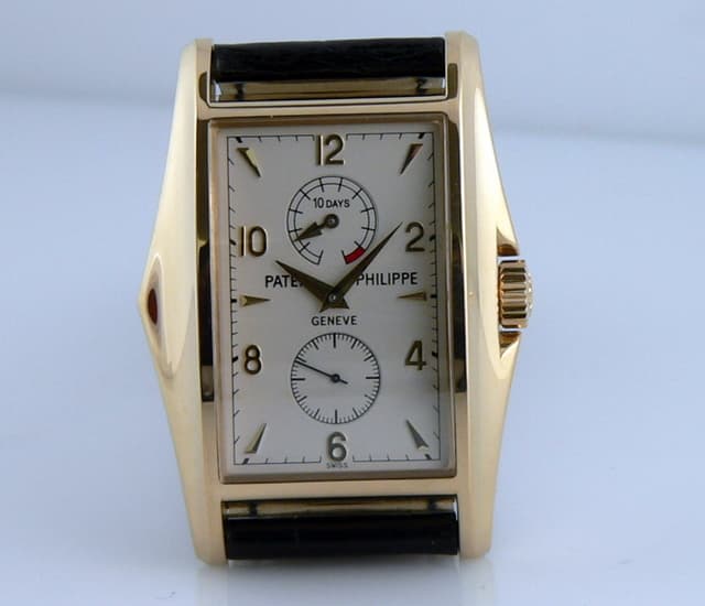 Patek Philippe 5100J, 10 Day Power Reserve in Yellow Gold