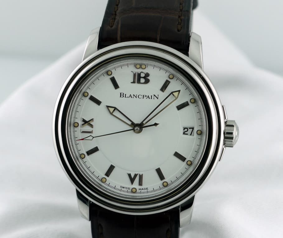 Blancpain 2100 SS/Strap White Dial