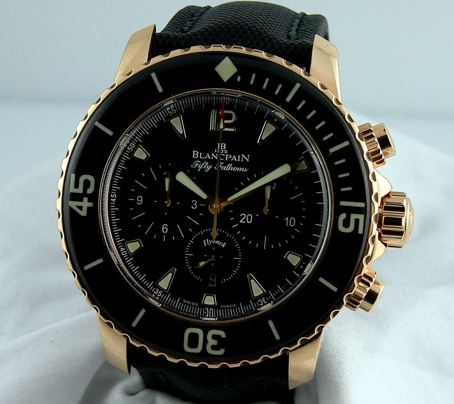 Blancpain Fifty Fathoms Chronograph Rose/Rubber Black