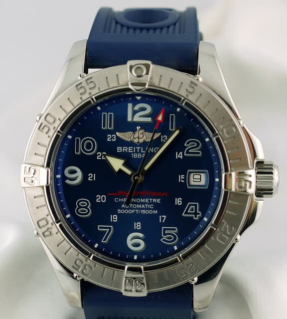 Breitling Super Ocean Pro SS/Blue Rubber
Blue